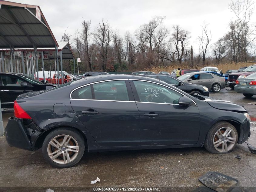 2015 Volvo S60 T5 Premier VIN: YV126MFK0F1346571 Lot: 38407629