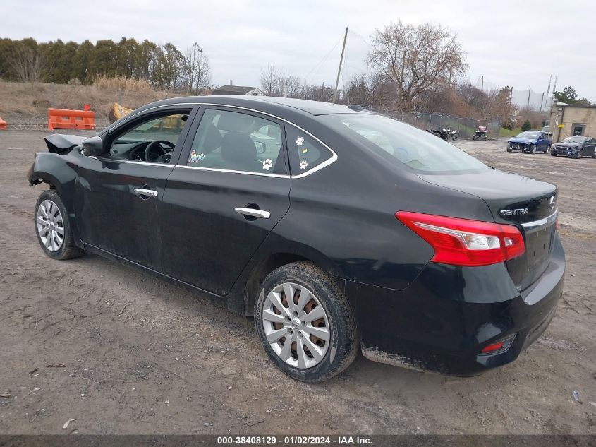 2017 Nissan Sentra Sv VIN: 3N1AB7AP9HL704816 Lot: 38408129