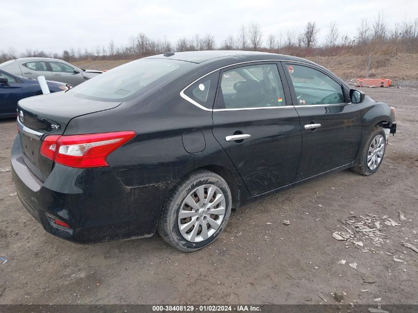 2017 Nissan Sentra Sv VIN: 3N1AB7AP9HL704816 Lot: 38408129