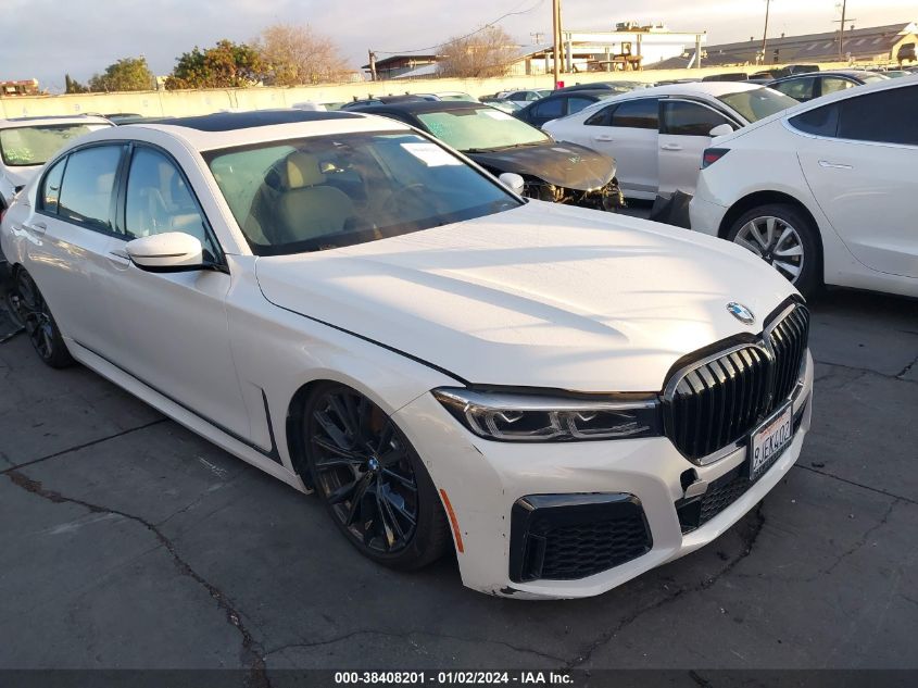 2021 BMW 7 Series 740I VIN: WBA7T2C09MCE66012 Lot: 38408201