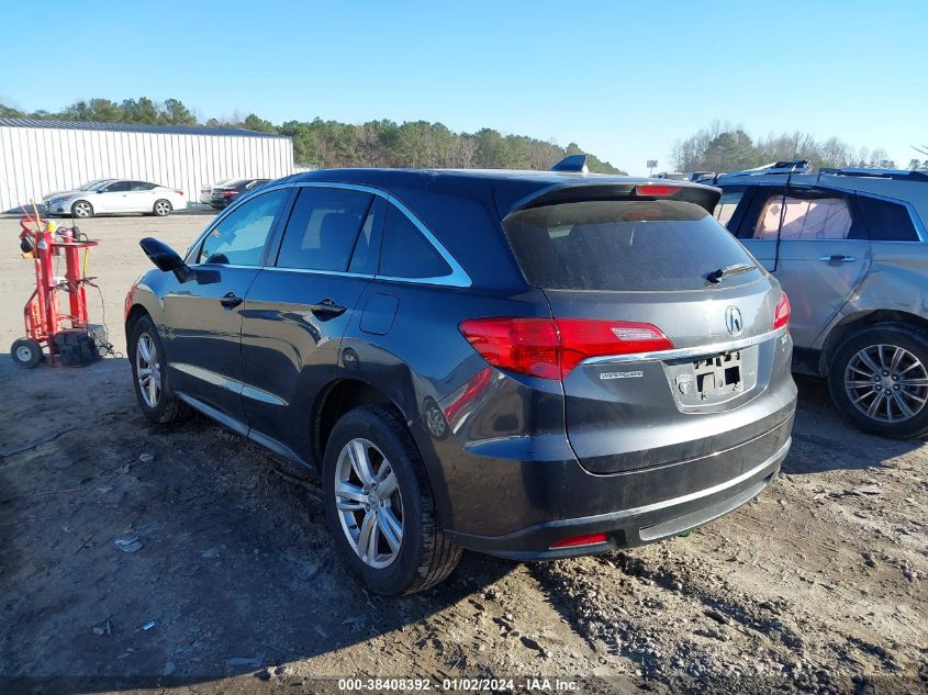 2015 Acura Rdx VIN: 5J8TB3H39FL014253 Lot: 38408392