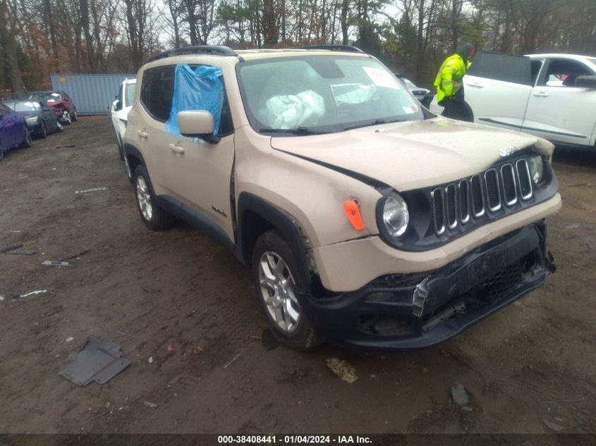 2016 Jeep Renegade Latitude VIN: ZACCJBBT3GPD82185 Lot: 38408441