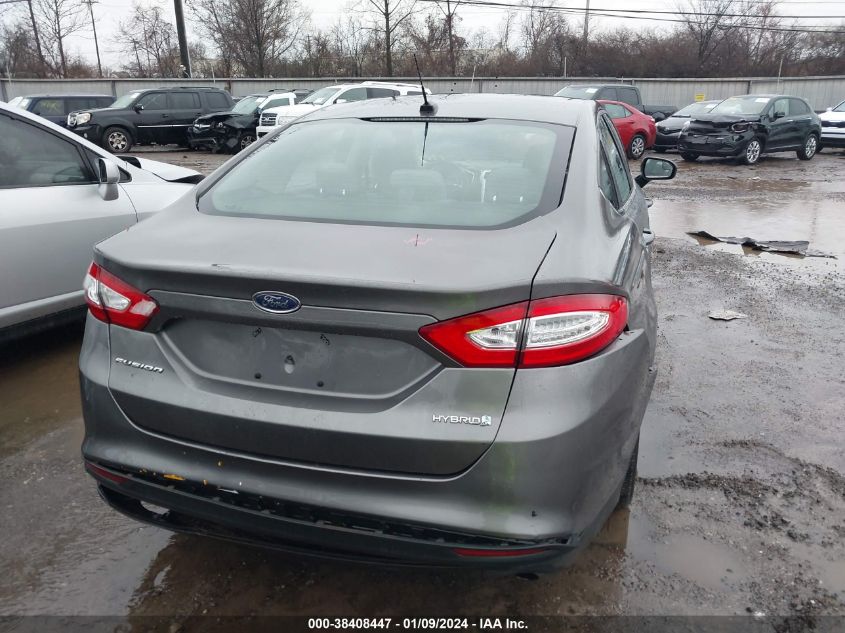 3FA6P0UU9ER212749 2014 Ford Fusion Hybrid S