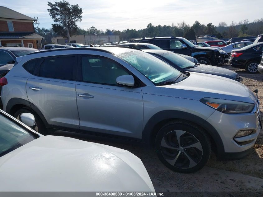 KM8J3CA25GU137964 2016 Hyundai Tucson Limited