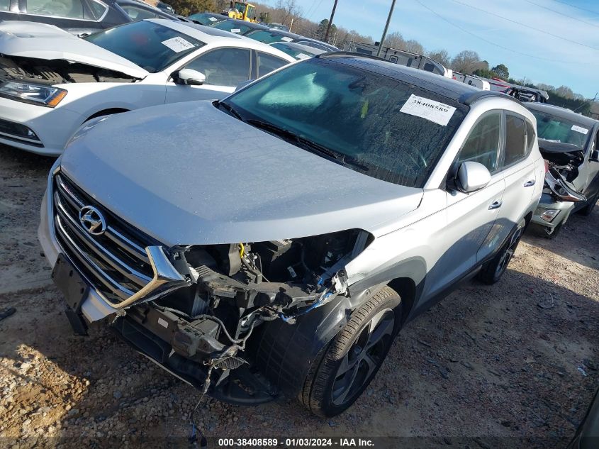 KM8J3CA25GU137964 2016 Hyundai Tucson Limited