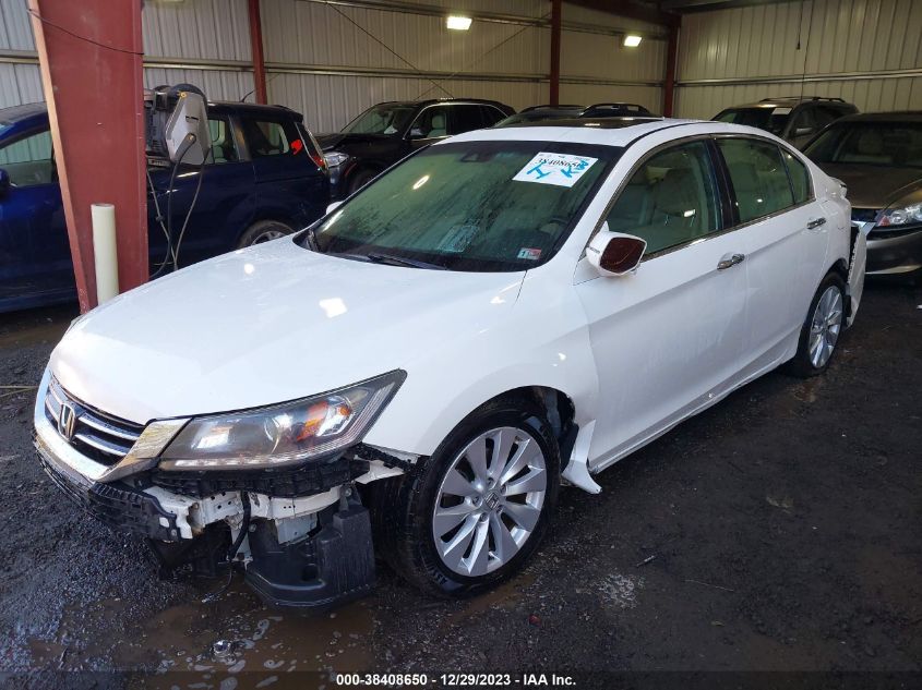 2014 Honda Accord Ex-L V-6 VIN: 1HGCR3F89EA007243 Lot: 38408650