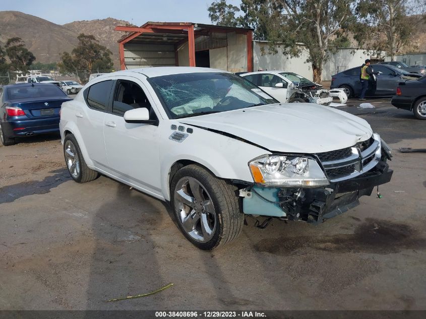 1C3CDZCBXDN680943 2013 Dodge Avenger Sxt