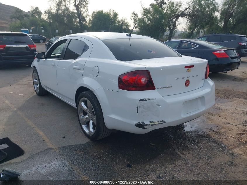 1C3CDZCBXDN680943 2013 Dodge Avenger Sxt