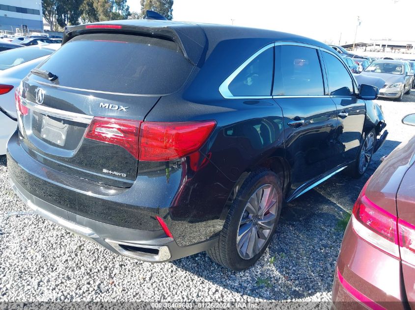 5FRYD4H57HB027125 2017 Acura Mdx Technology Pkg