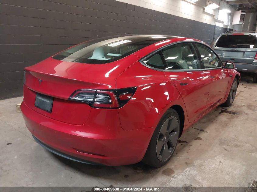 5YJ3E1EA1MF838275 2021 Tesla Model 3 Standard Range Plus Rear-Wheel Drive