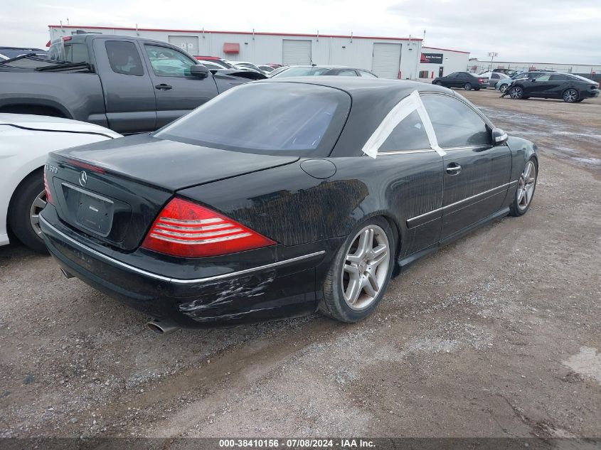 2006 Mercedes-Benz Cl 500 VIN: WDBPJ75J26A046937 Lot: 38410156