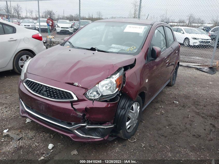 2017 Mitsubishi Mirage Es VIN: ML32A3HJ4HH014343 Lot: 38410245