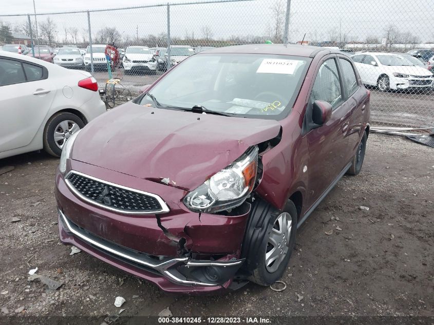 2017 Mitsubishi Mirage Es VIN: ML32A3HJ4HH014343 Lot: 38410245