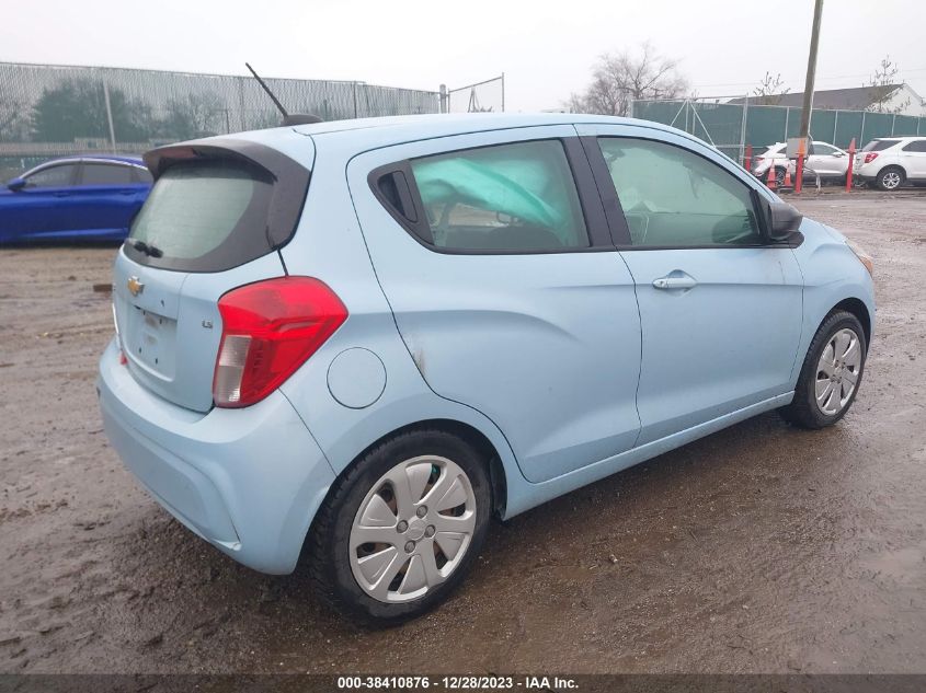 2016 Chevrolet Spark Ls Cvt VIN: KL8CB6SA5GC563580 Lot: 38410876