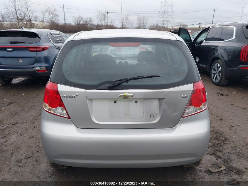 2007 Chevrolet Aveo 5 Ls VIN: KL1TD66667B787509 Lot: 38410892