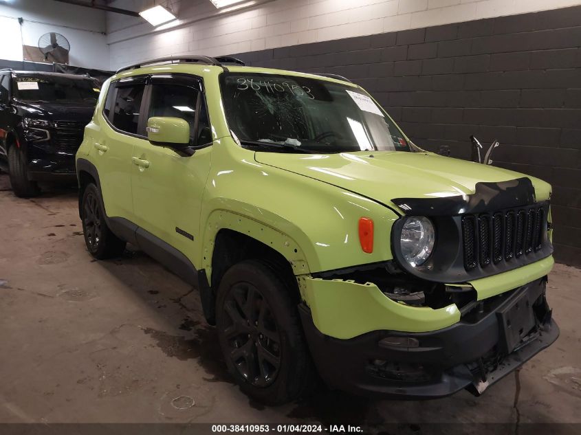 2018 Jeep Renegade Altitude 4X4 VIN: ZACCJBBB3JPH09697 Lot: 38410953