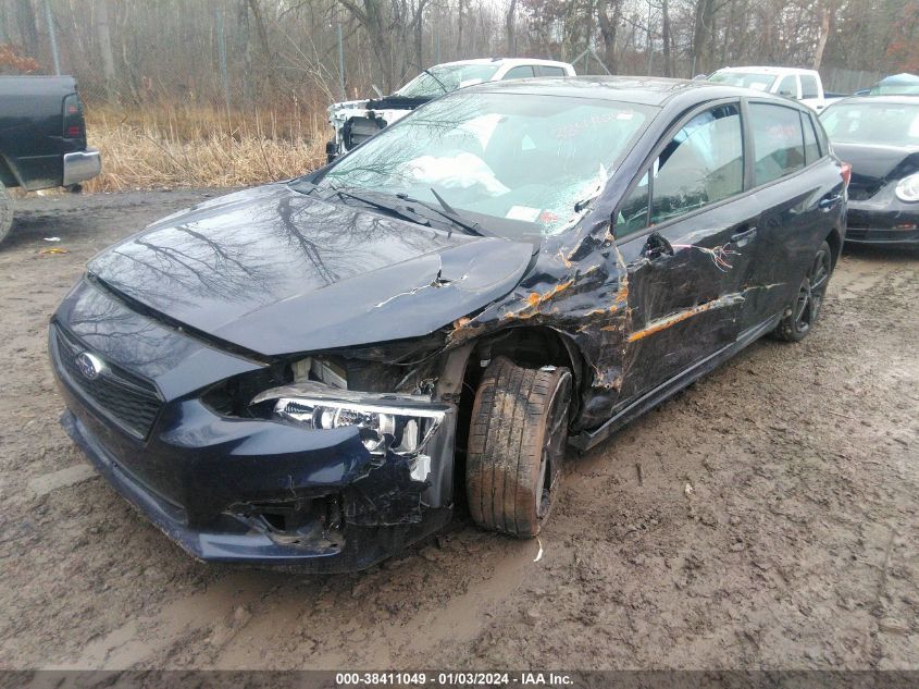 2019 Subaru Impreza 2.0I Sport VIN: 4S3GTAJ63K1718850 Lot: 38411049