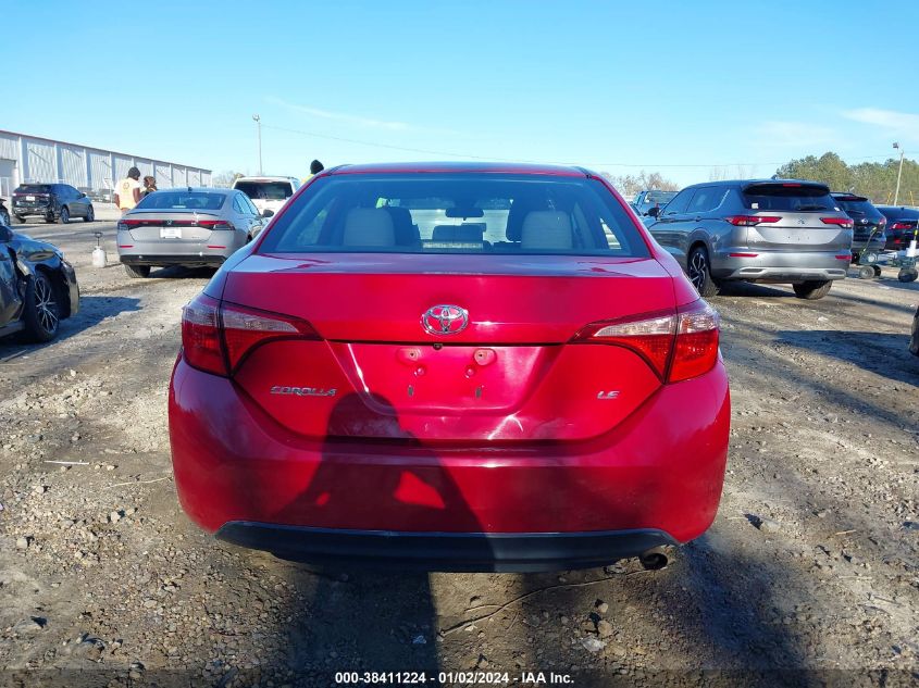 2018 Toyota Corolla Le VIN: 2T1BURHE3JC969090 Lot: 38411224