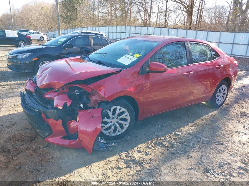 2018 Toyota Corolla Le VIN: 2T1BURHE3JC969090 Lot: 38411224