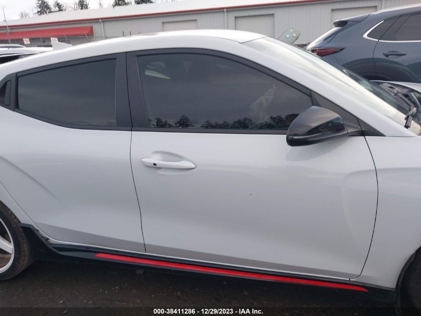 2020 Hyundai Veloster N VIN: KMHT36AH9LU003449 Lot: 38411286