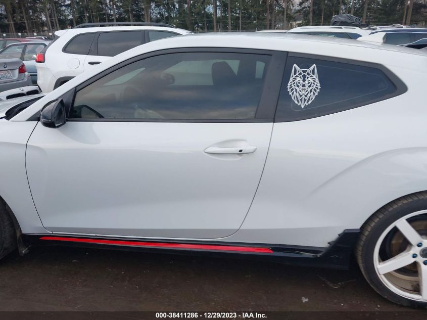 2020 Hyundai Veloster N VIN: KMHT36AH9LU003449 Lot: 38411286