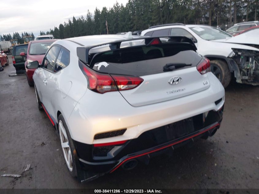 2020 Hyundai Veloster N VIN: KMHT36AH9LU003449 Lot: 38411286