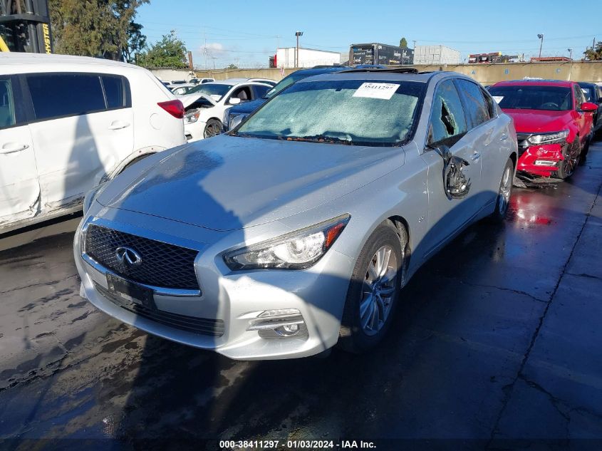 2017 Infiniti Q50 2.0T Base VIN: JN1CV7AP7HM642158 Lot: 38411297