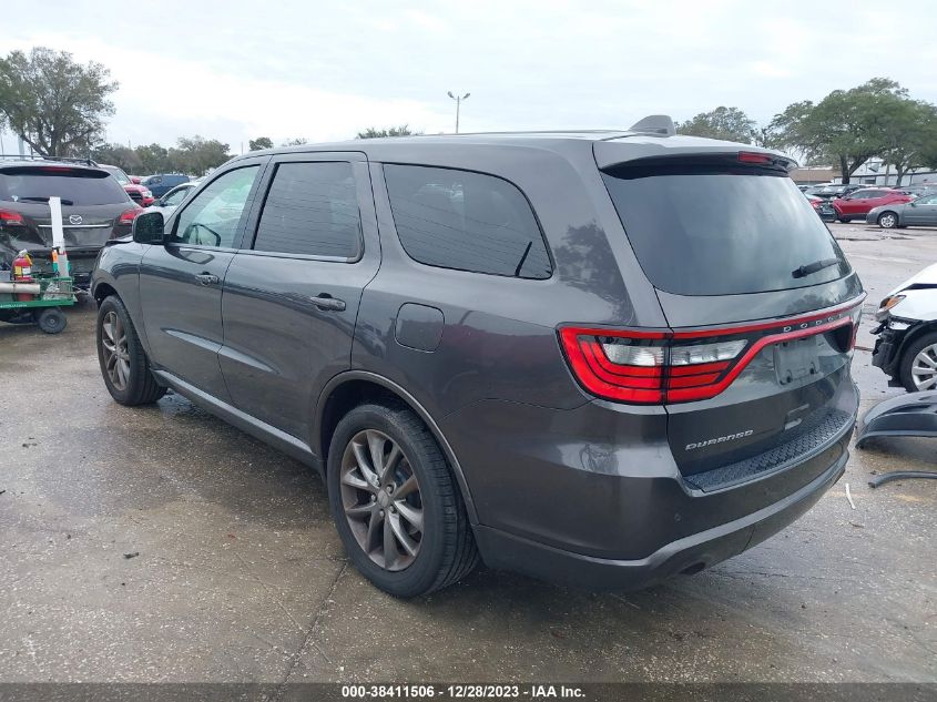 2017 Dodge Durango Gt Rwd VIN: 1C4RDHDG5HC796451 Lot: 38411506