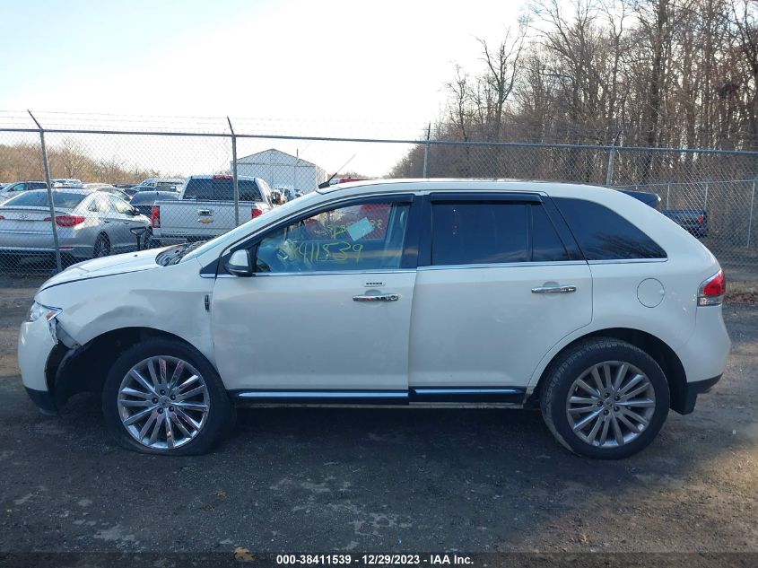 2013 Lincoln Mkx VIN: 2LMDJ8JK6DBL44224 Lot: 38411539