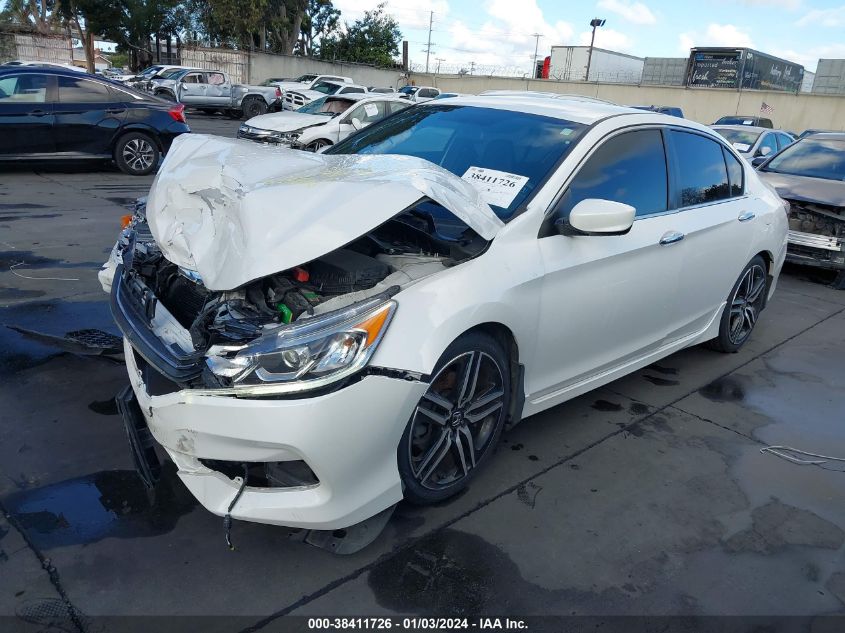 1HGCR2F16HA126952 2017 Honda Accord Sport Se