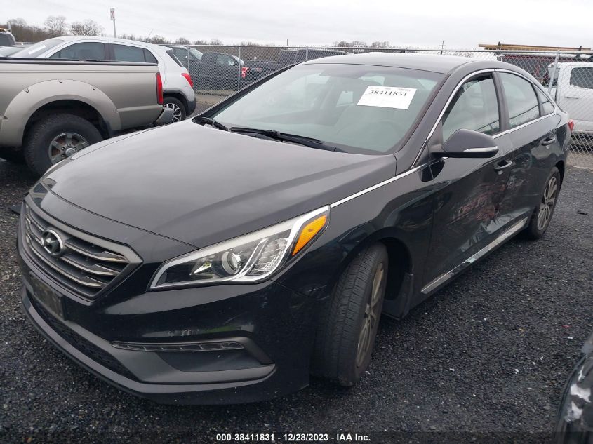 2016 Hyundai Sonata Sport VIN: 5NPE34AF6GH312912 Lot: 38411831