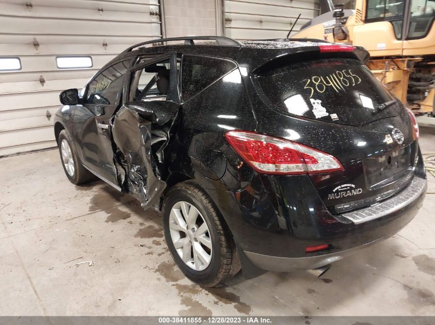 2013 Nissan Murano Sv VIN: JN8AZ1MW7DW314914 Lot: 38411855