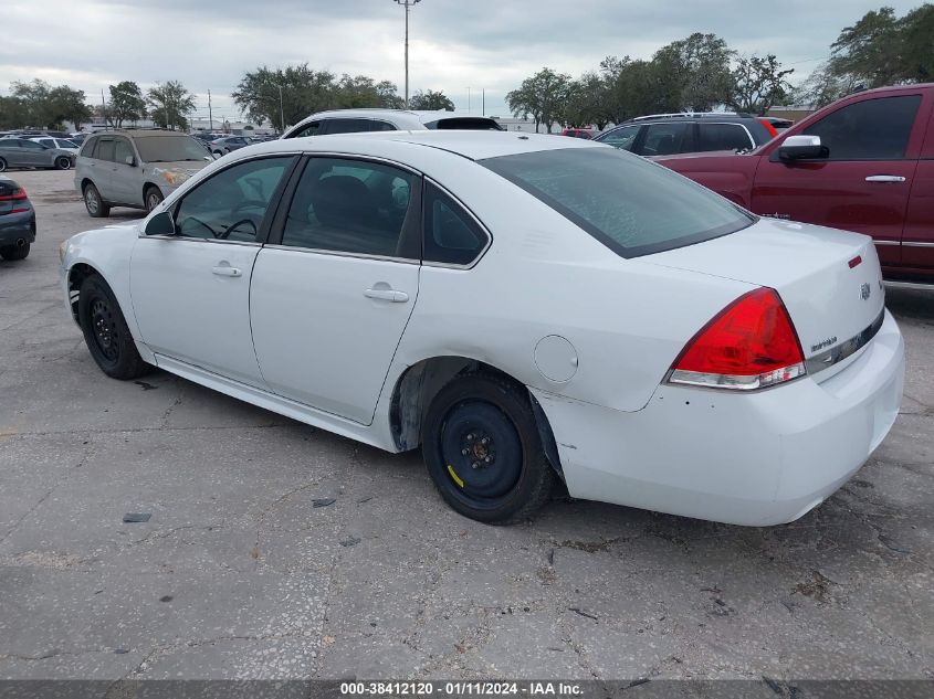 2011 Chevrolet Impala Police VIN: 2G1WD5EM4B1286491 Lot: 38412120