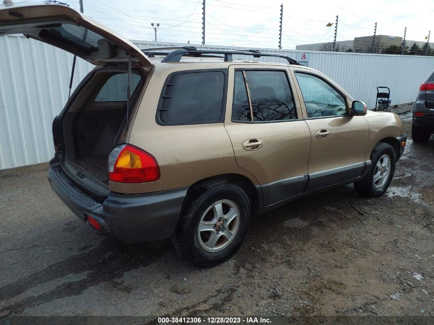 2004 Hyundai Santa Fe Gls VIN: KM8SC13D34U781837 Lot: 38412306