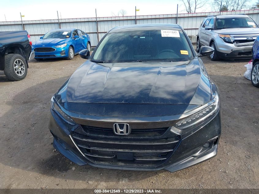 2021 Honda Accord Sport Special Edition VIN: 1HGCV1F48MA001283 Lot: 38412549