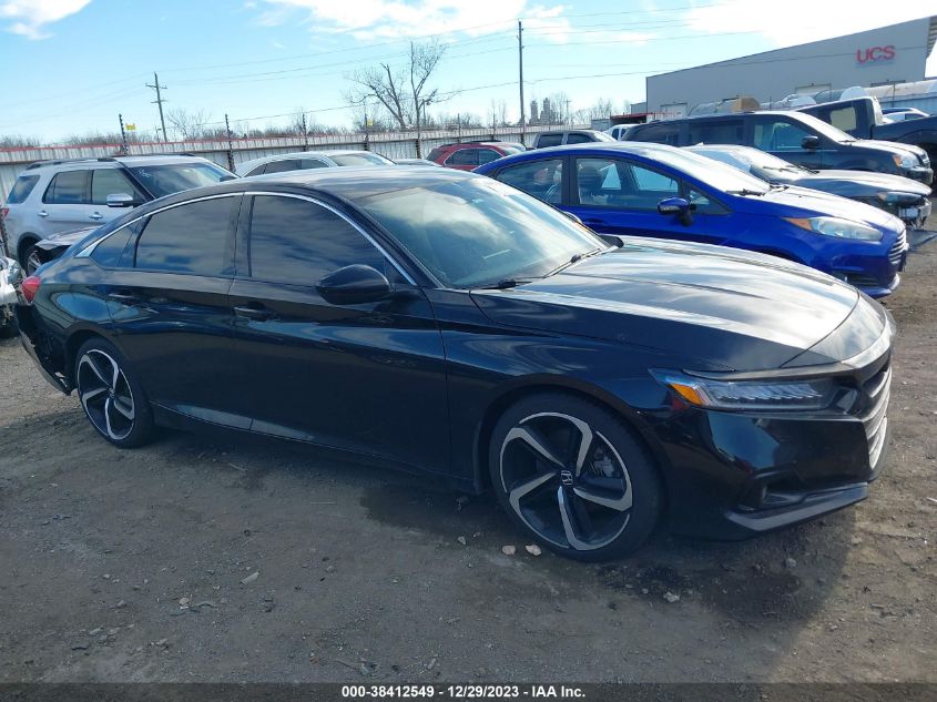 2021 Honda Accord Sport Special Edition VIN: 1HGCV1F48MA001283 Lot: 38412549