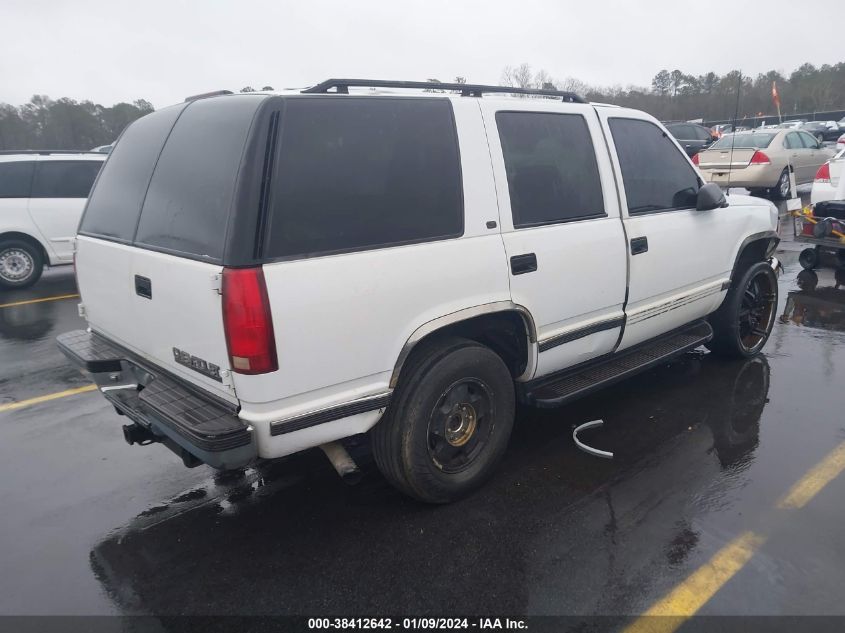 1GNEK13R9XJ310708 1999 Chevrolet Tahoe Ls