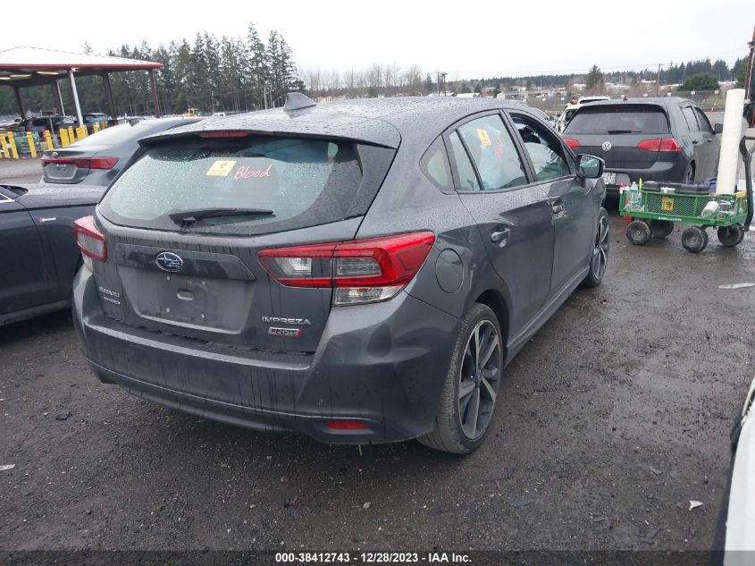 2021 Subaru Impreza Sport 5-Door VIN: 4S3GTAL67M3700016 Lot: 38412743