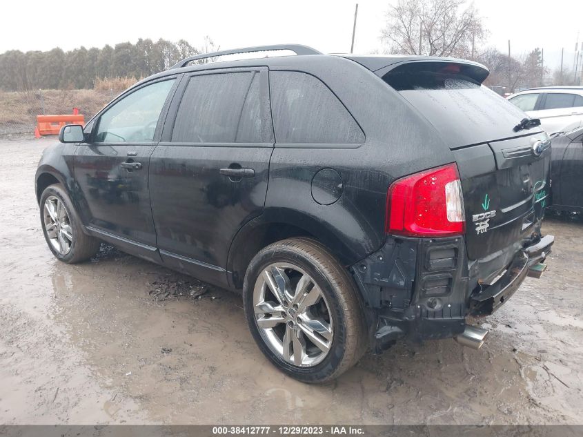 2013 Ford Edge Sel VIN: 2FMDK4JC3DBC40414 Lot: 38412777