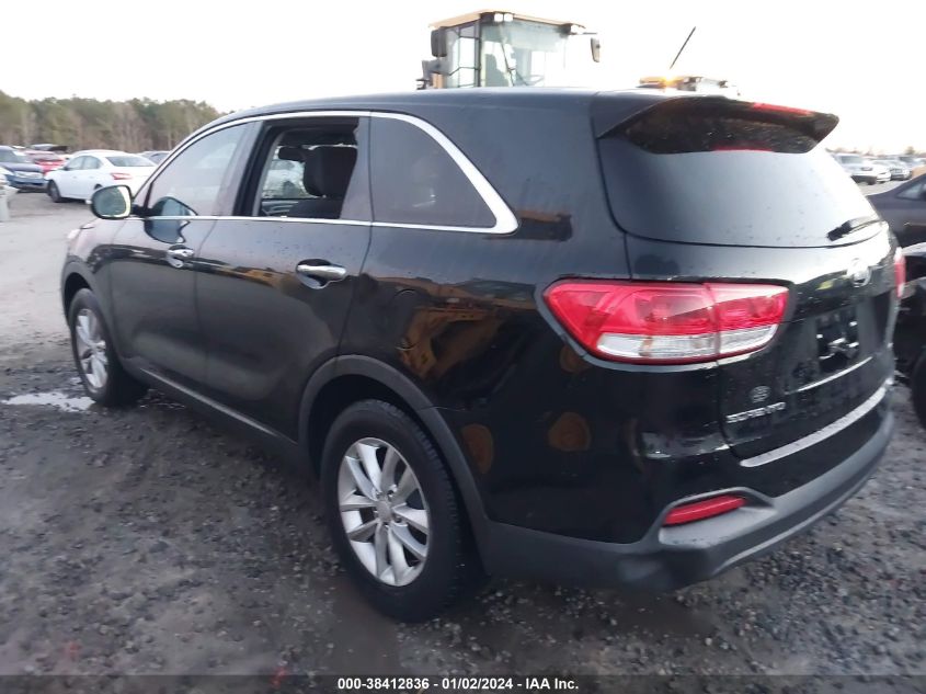 2016 Kia Sorento 2.4L L VIN: 5XYPG4A3XGG011876 Lot: 38412836