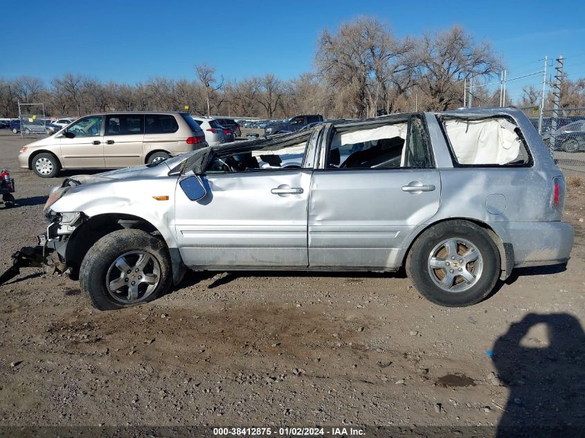 5FNYF18627B010248 2007 Honda Pilot Ex-L