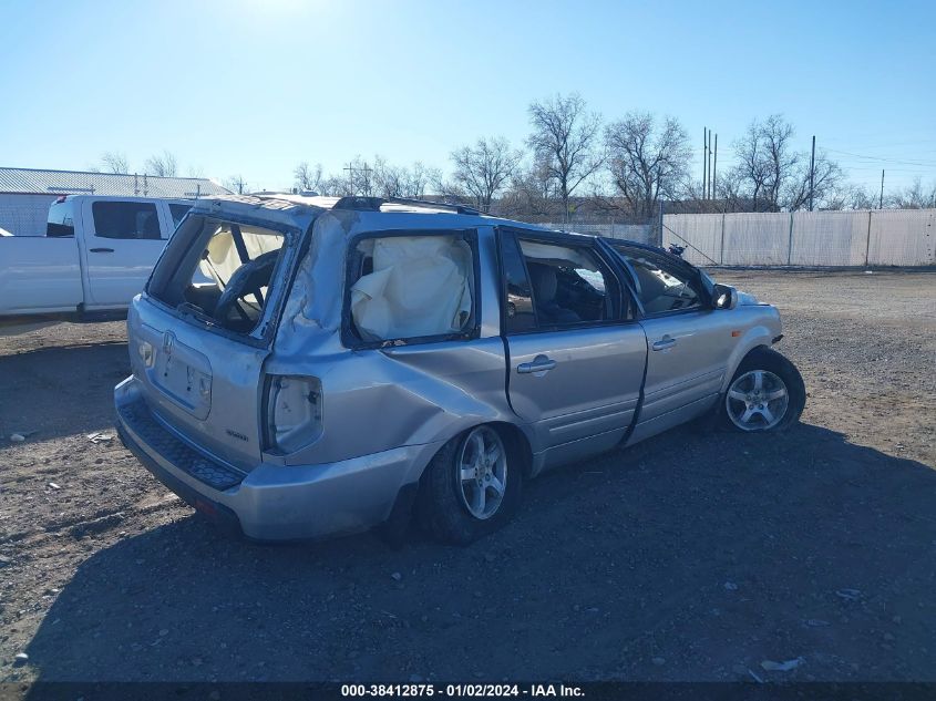 5FNYF18627B010248 2007 Honda Pilot Ex-L