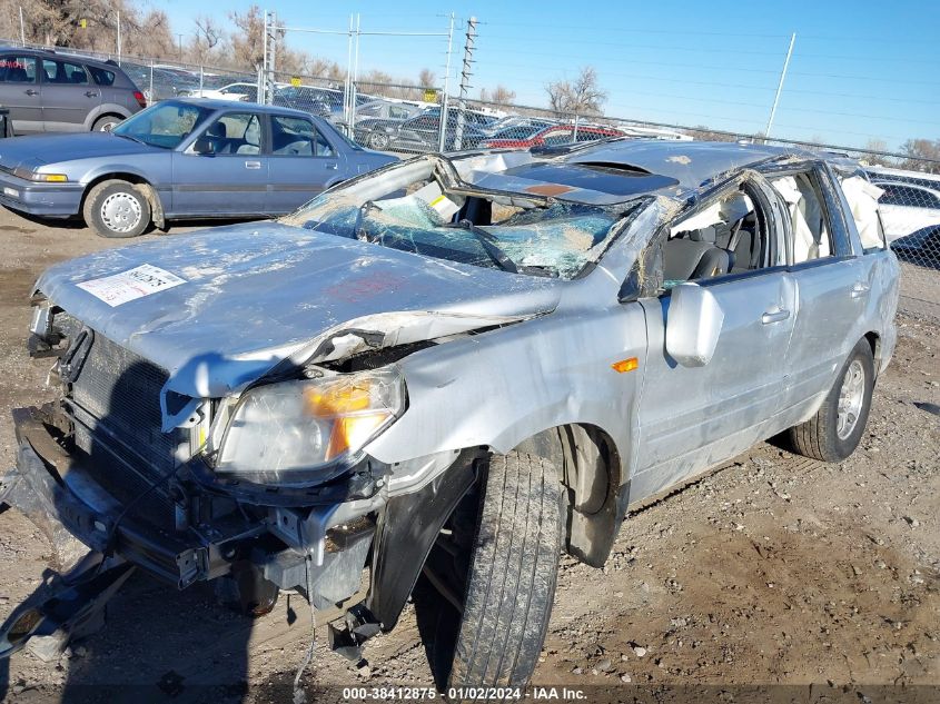 2007 Honda Pilot Ex-L VIN: 5FNYF18627B010248 Lot: 38412875