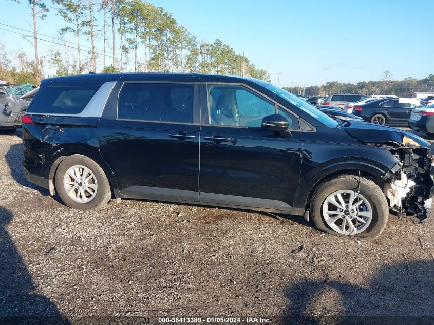 2023 Kia Carnival Mpv Lx Seat Package VIN: KNDNB4H32P6260722 Lot: 38413389