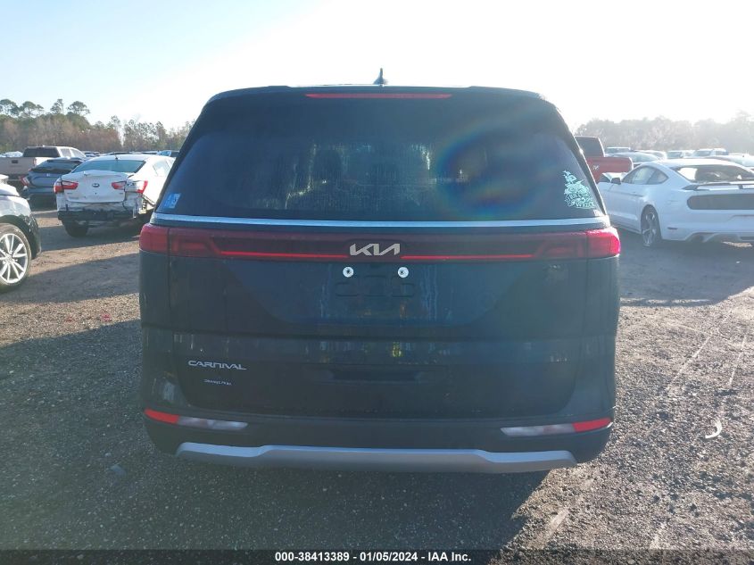 2023 Kia Carnival Mpv Lx Seat Package VIN: KNDNB4H32P6260722 Lot: 38413389