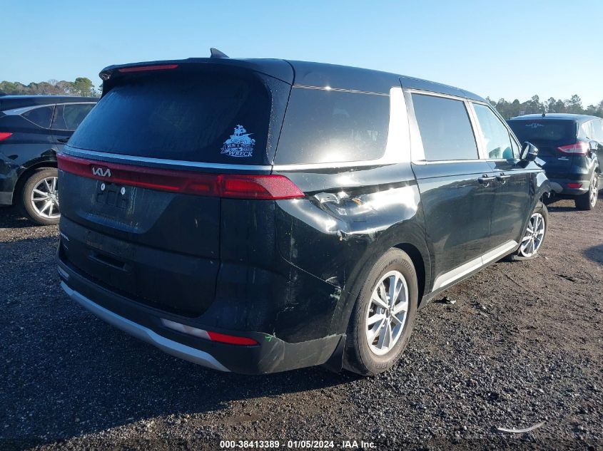 2023 Kia Carnival Mpv Lx Seat Package VIN: KNDNB4H32P6260722 Lot: 38413389