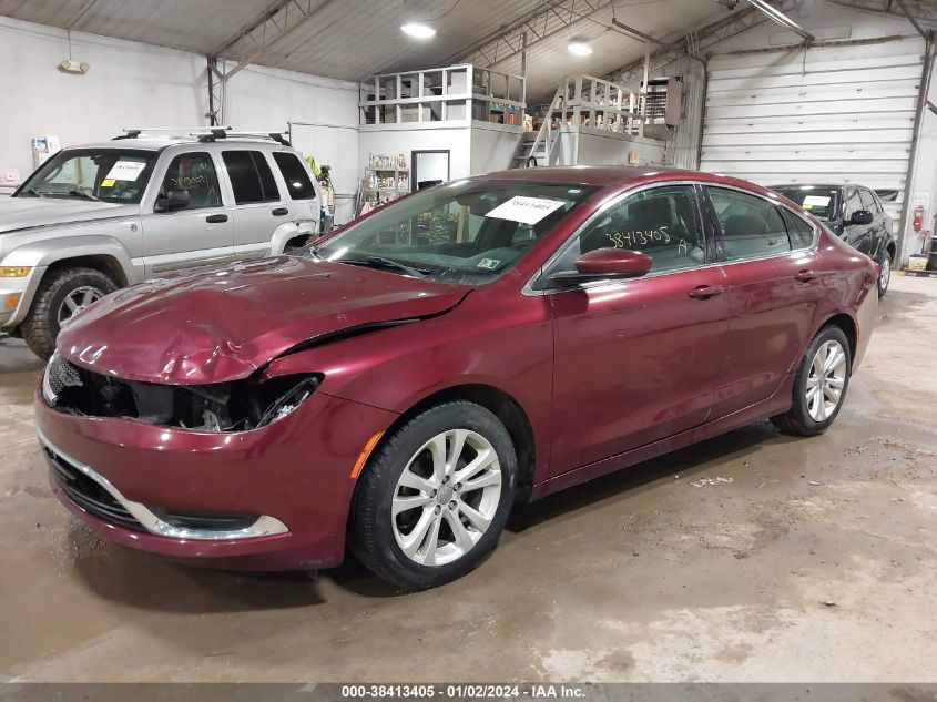 2015 Chrysler 200 Limited VIN: 1C3CCCAB4FN536388 Lot: 38413405