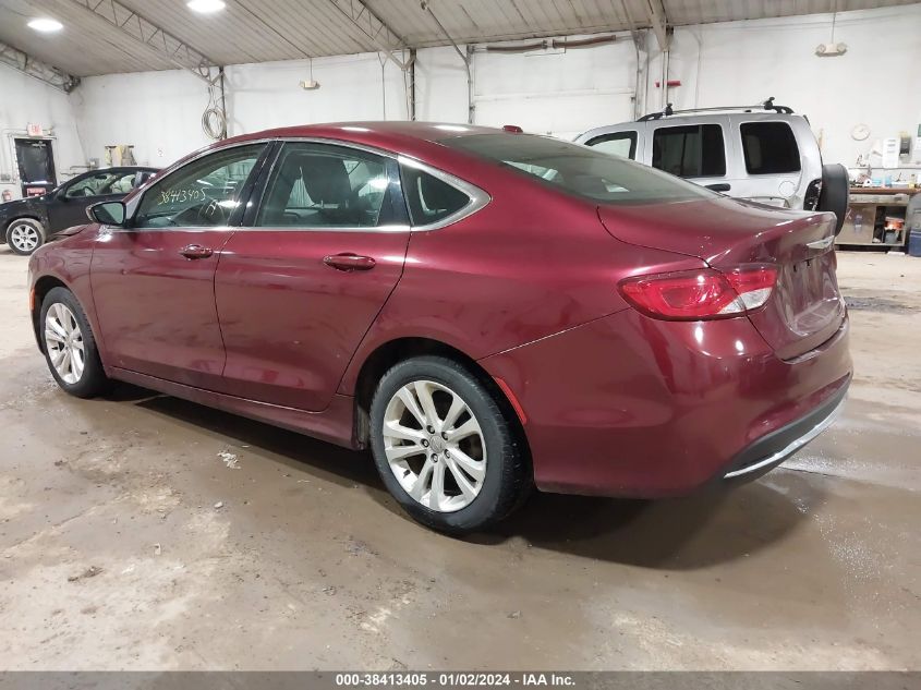 2015 Chrysler 200 Limited VIN: 1C3CCCAB4FN536388 Lot: 38413405