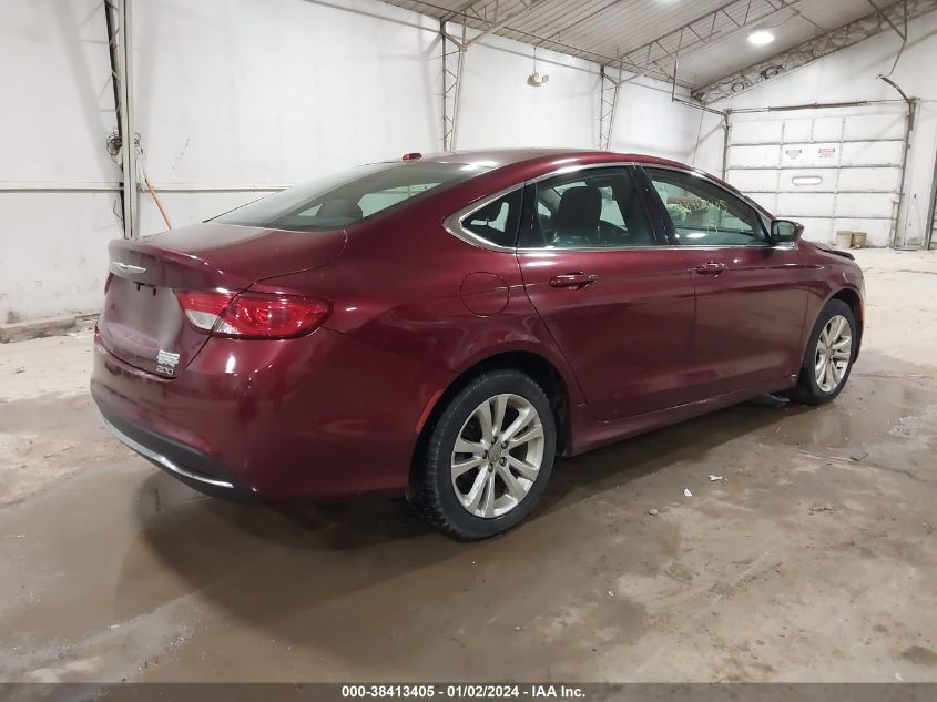 2015 Chrysler 200 Limited VIN: 1C3CCCAB4FN536388 Lot: 38413405