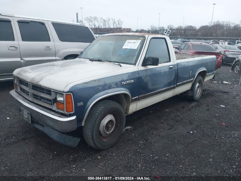 1987 Dodge Dakota VIN: 1B7GN14M9HS381981 Lot: 38413817